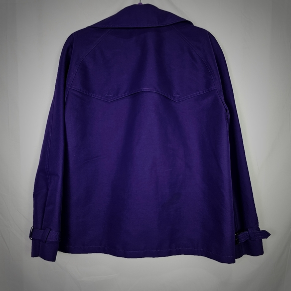 Lauren Ralph Lauren Purple Short Peacoat Jacket - Picture 7 of 7